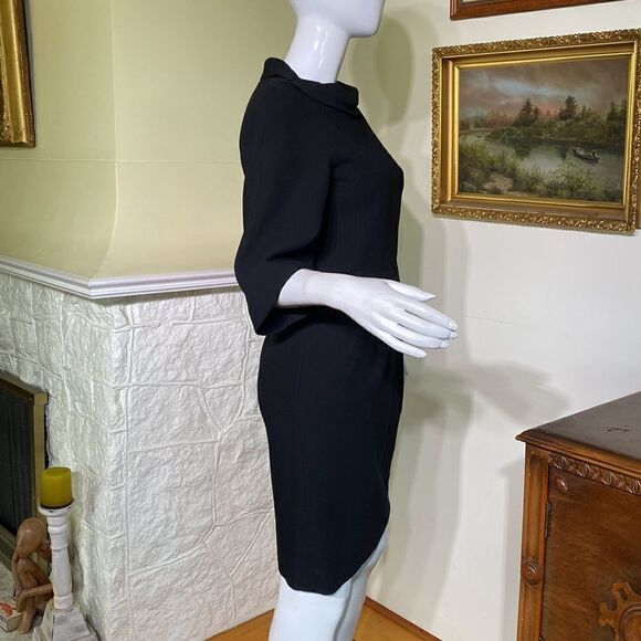 Michael Kors 1950’s Retro Style Wool Crepe Dress Made in Italy - Picture 3 of 16